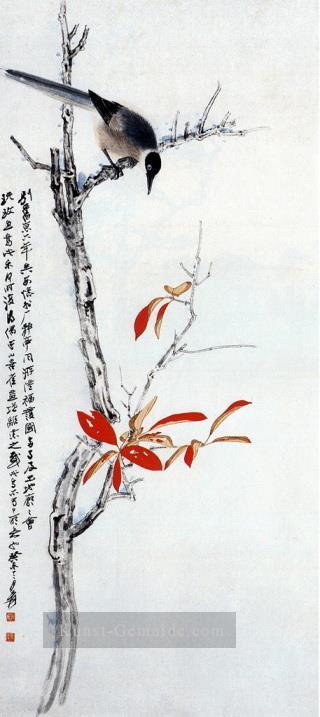 Chang dai chien Vogel auf Baum alten China Tintenvögel Ölgemälde